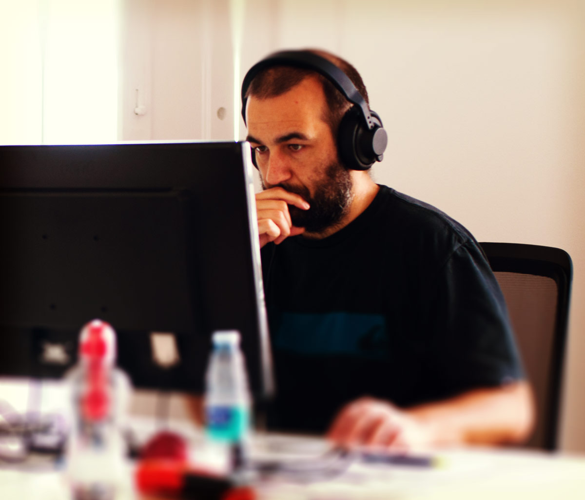 Me working